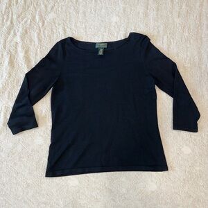 Ralph Lauren Silk Sweater‎ 3/4 Length Sleeves
